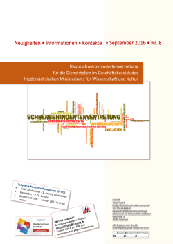 Info Nr. 8, September 2016  - Georg-August