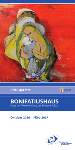 Programm - Bonifatiushaus