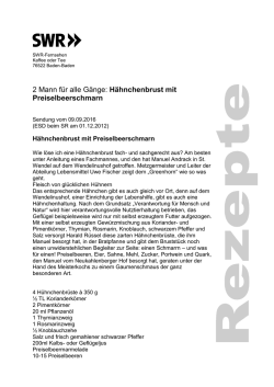 H&auml;hnchenbrust mit Preiselbeerschmarn