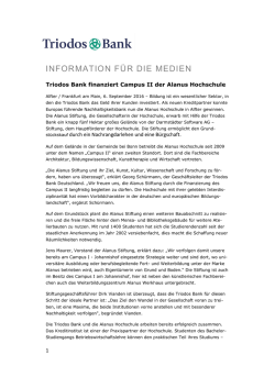 information f&uuml;r die medien