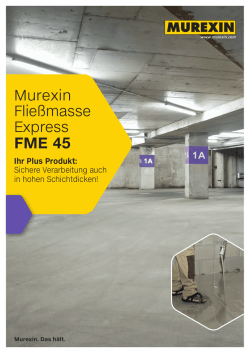 Fließmasse Express FME 45