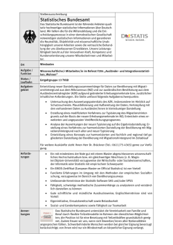 im Bereich Ausl&auml;nder - Statistisches Bundesamt