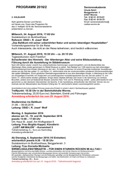 programm 2011 / 2