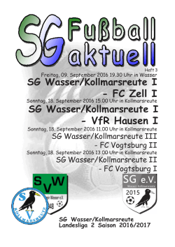 - FC Zell I - VfR Hausen I