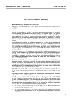 Drucksachen allgemein - Nieders&auml;chsischer Landtag