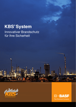 KBS Übersicht innovativer Brandschutz