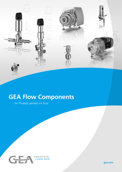 GEA Flow Components - Broschüre / DEPDF 7.0 MB