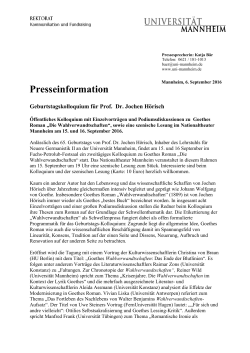 Druckversion der Pressemitteilung