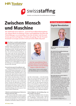 HR Today zwischen Mensch und Maschine