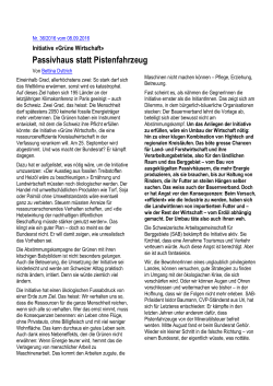gr&uuml;ne Wirtschaft