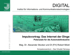 Internet der Dinge - Joanneum Research