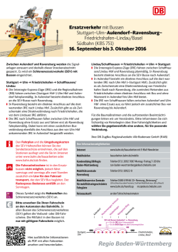 Informationen und Details zur Streckensperrung allgemein