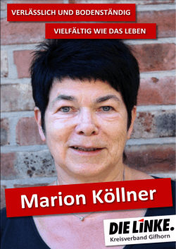 Marion Köllner - DIE LINKE Gifhorn