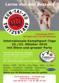 Interstage Brosch&uuml;re - Kun-tai