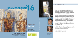 Einladungsheft zum