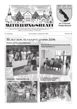 Donnerstag, 08.09.2016 - Gemeinde Walddorfh&auml;slach
