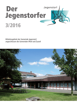 Jegenstorfer 3 / 2016