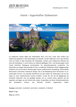 Irland &ndash; Sagenhafter S&uuml;dwesten