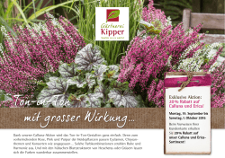 Herbstkarte - Gärtnerei Kipper AG