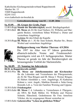 Gottesdienstordnung 03.