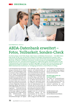 PZ-Originalia 36-2016. - Pharmazeutische Zeitung