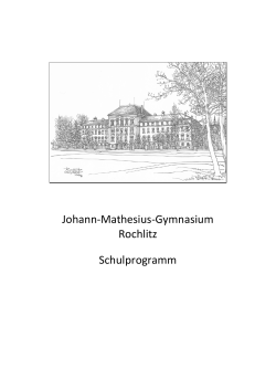 Johann-Mathesius-Gymnasium Rochlitz Schulprogramm