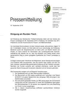 Einigung am Runden Tisch