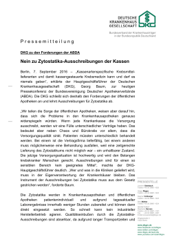 2016-09-07_PM-DKG zu Zytostatika-Ausschreibungen