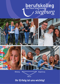 Jetzt lesen - Berufskolleg Siegburg