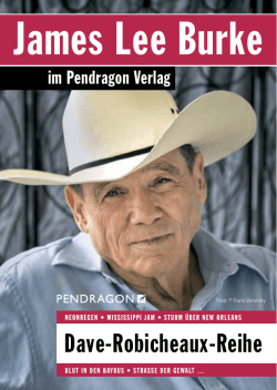 James Lee Burke - pendragon Verlag