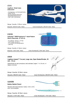 LigaSure™ Small Jaws Instrument Valleylab™ REM Polyhesive