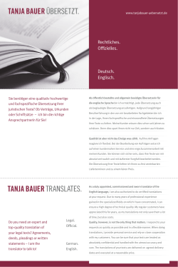 PDF-Dokument  - Tanja Bauer übersetzt