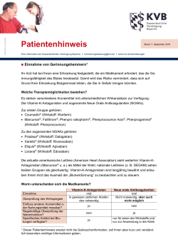 Patientenhinweis - Kassenärztliche Vereinigung Bayerns (KVB)