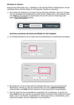 Hinweise zu nuScore 01.09.2016