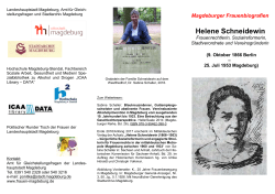 Helene Schneidewin - Politischer Runder Tisch der Frauen der