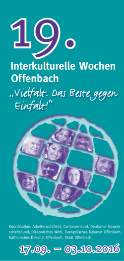 IKW 2016 Offenbach - Interkulturelle Woche