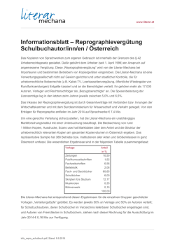 Informationsblatt