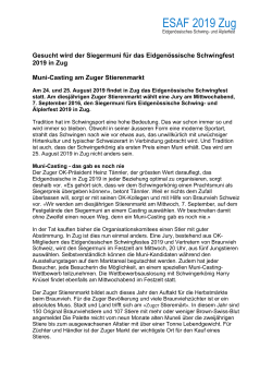 ESAF 2019 Zug - Eidg. Schwing