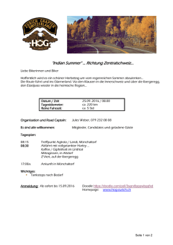 Indiansummer - hog chapter