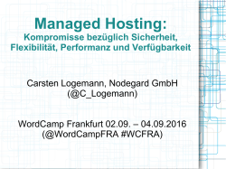 Managed Hosting - Nodegard GmbH / Frankfurt am Main