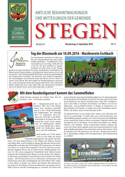 Amtsblatt Nr. 36