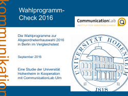 Check 2016 - Universität Hohenheim