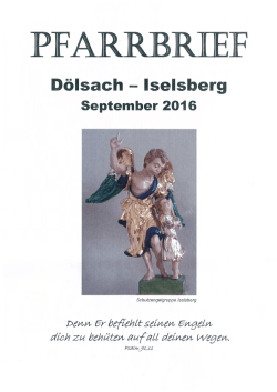 Pfarrbrief herunterladen - Gemeinde Iselsberg