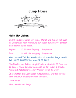 Jump House - Reitverein Grossenwiehe