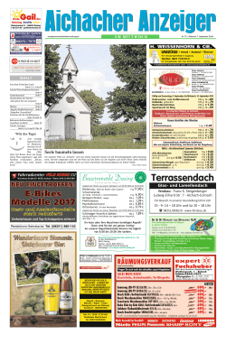 Terrassendach - Aichacher Zeitung