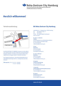 Herzlich willkommen! - BG Klinikum Hamburg