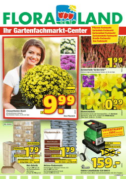 Ihr Gartenfachmarkt-Center Pflanzen-Fachmarkt
