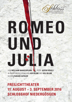 Informationen zur Theatersaison 2016.