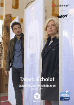 Tatort: Echolot - pr agentur deutz