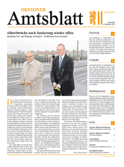 Dresdner Amtsblatt 2016 KW 36